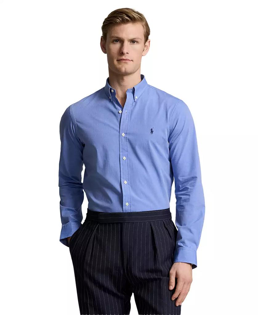 Men's Slim-Fit Stretch Poplin Shirt - Luna BR wear co.