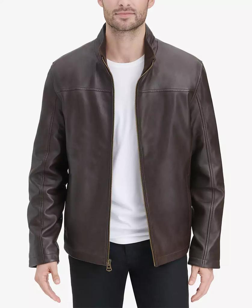 Men's Smooth Leather Jacket, Created for Macy's - Luna BR wear co.