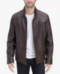 Men's Smooth Leather Jacket, Created for Macy's - Luna BR wear co.