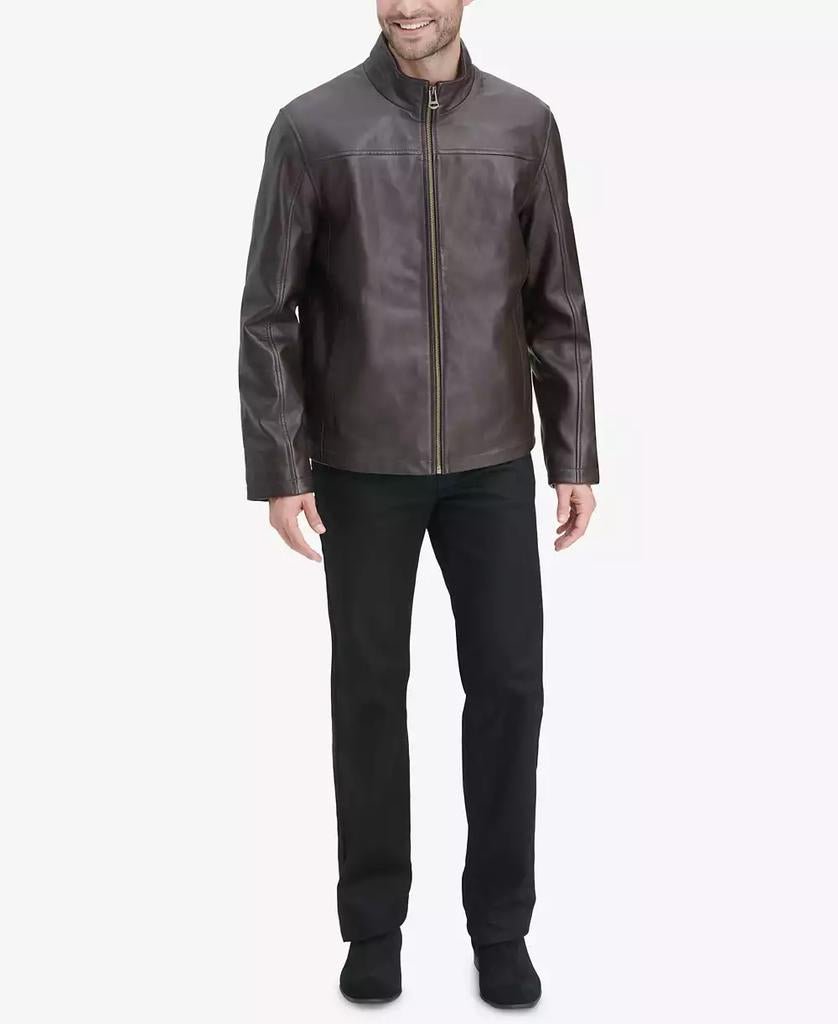 Men's Smooth Leather Jacket, Created for Macy's - Luna BR wear co.