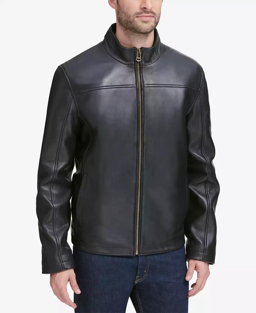 Men's Smooth Leather Jacket, Created for Macy's - Luna BR wear co.