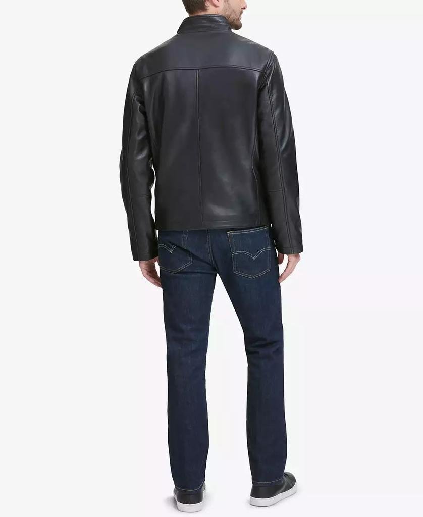 Men's Smooth Leather Jacket, Created for Macy's - Luna BR wear co.