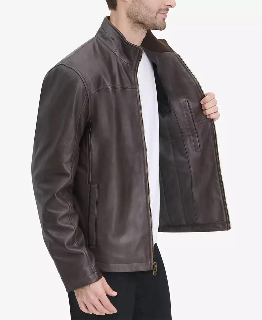 Men's Smooth Leather Jacket, Created for Macy's - Luna BR wear co.