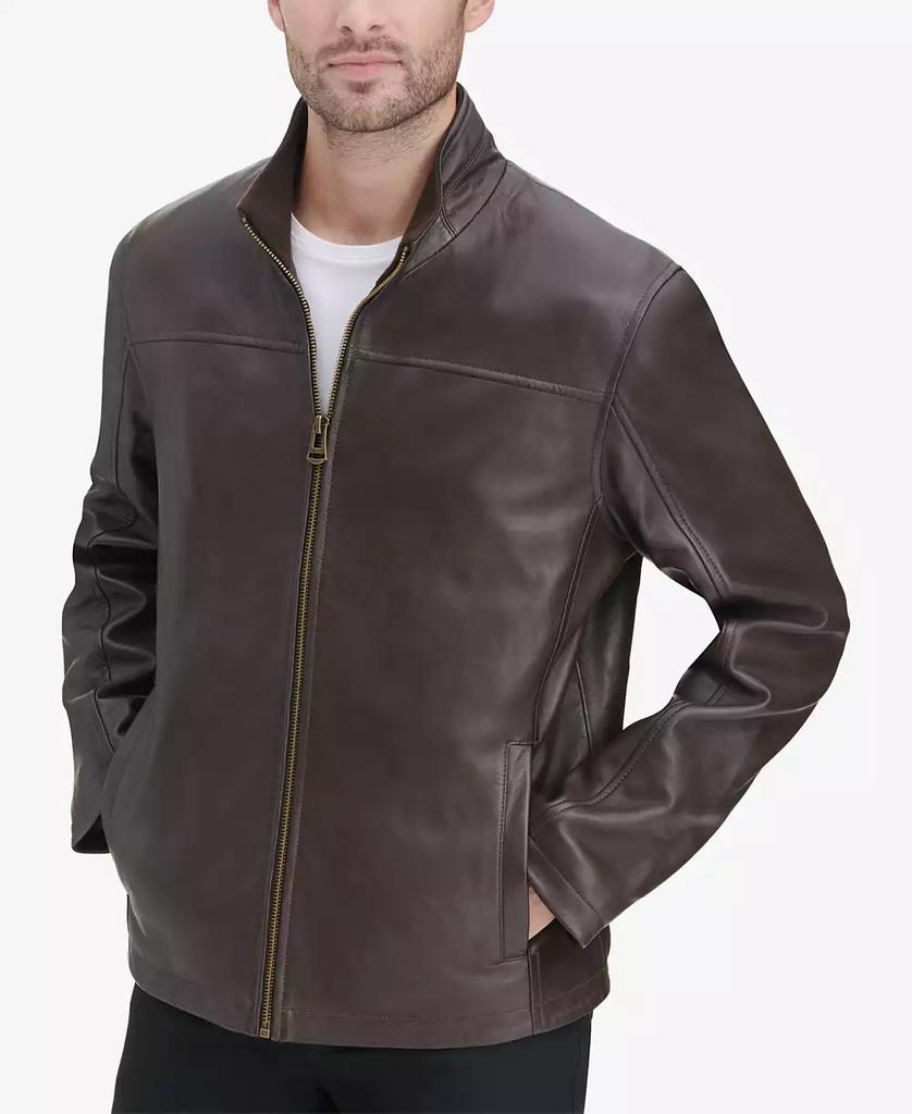 Men's Smooth Leather Jacket, Created for Macy's - Luna BR wear co.