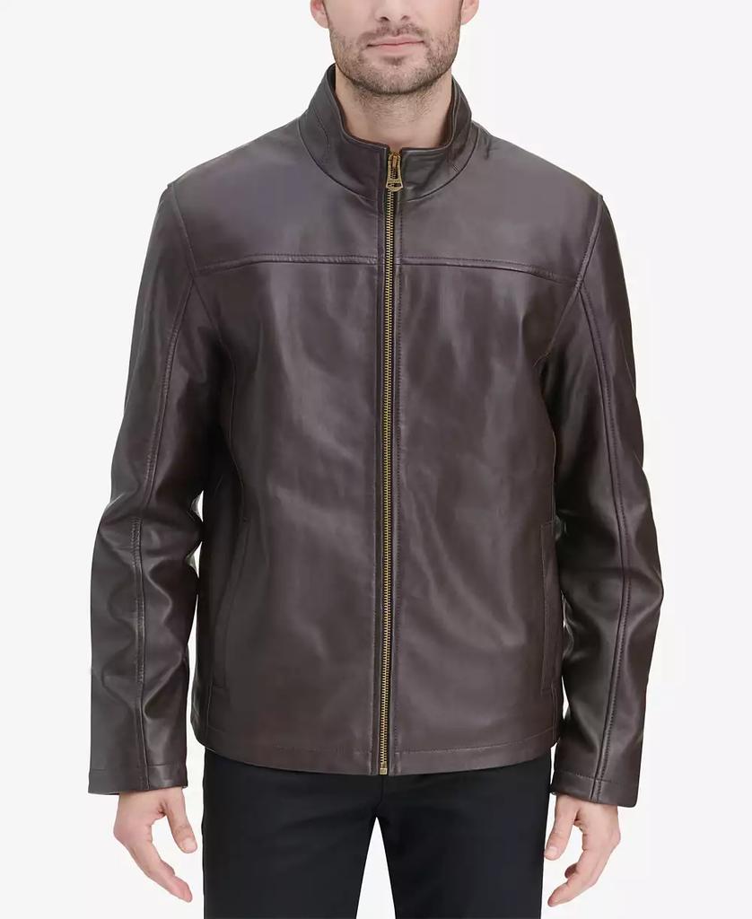 Men's Smooth Leather Jacket, Created for Macy's - Luna BR wear co.