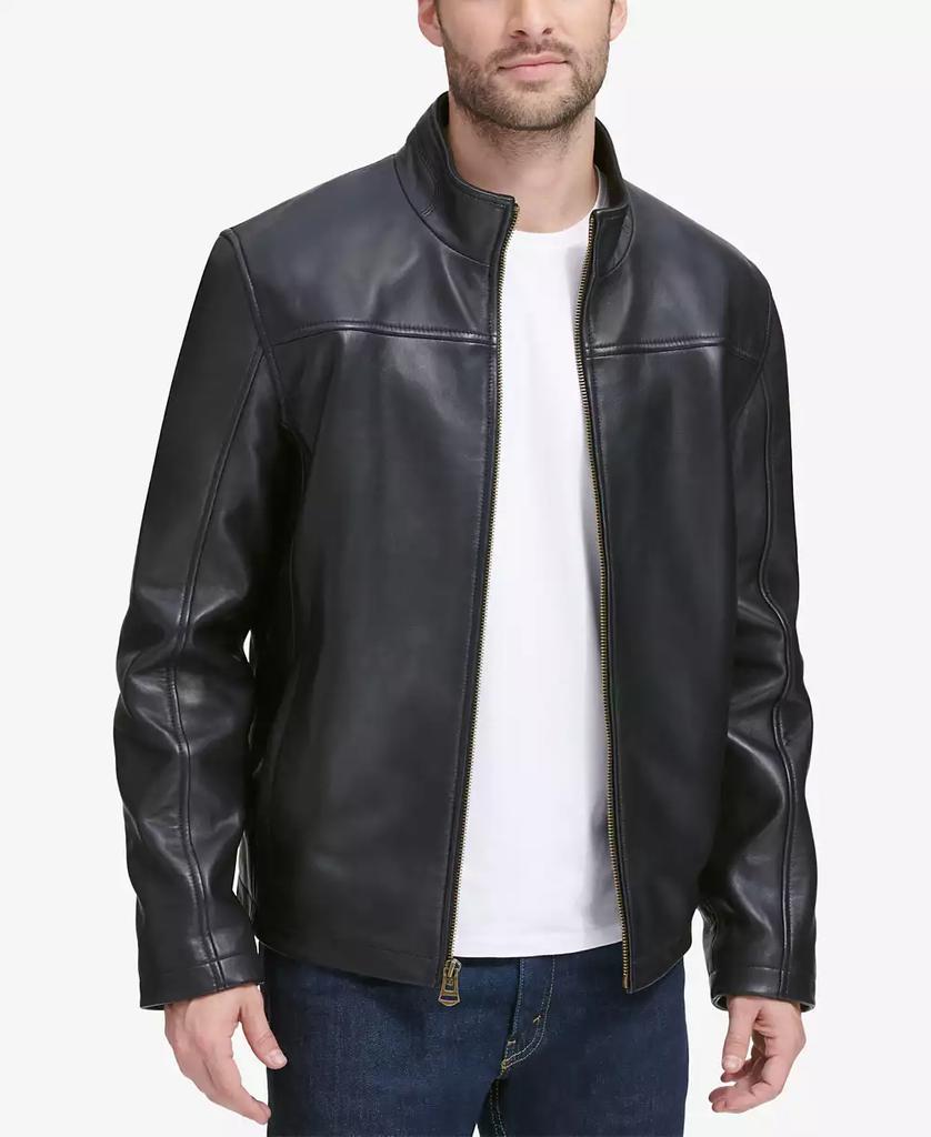 Men's Smooth Leather Jacket, Created for Macy's - Luna BR wear co.
