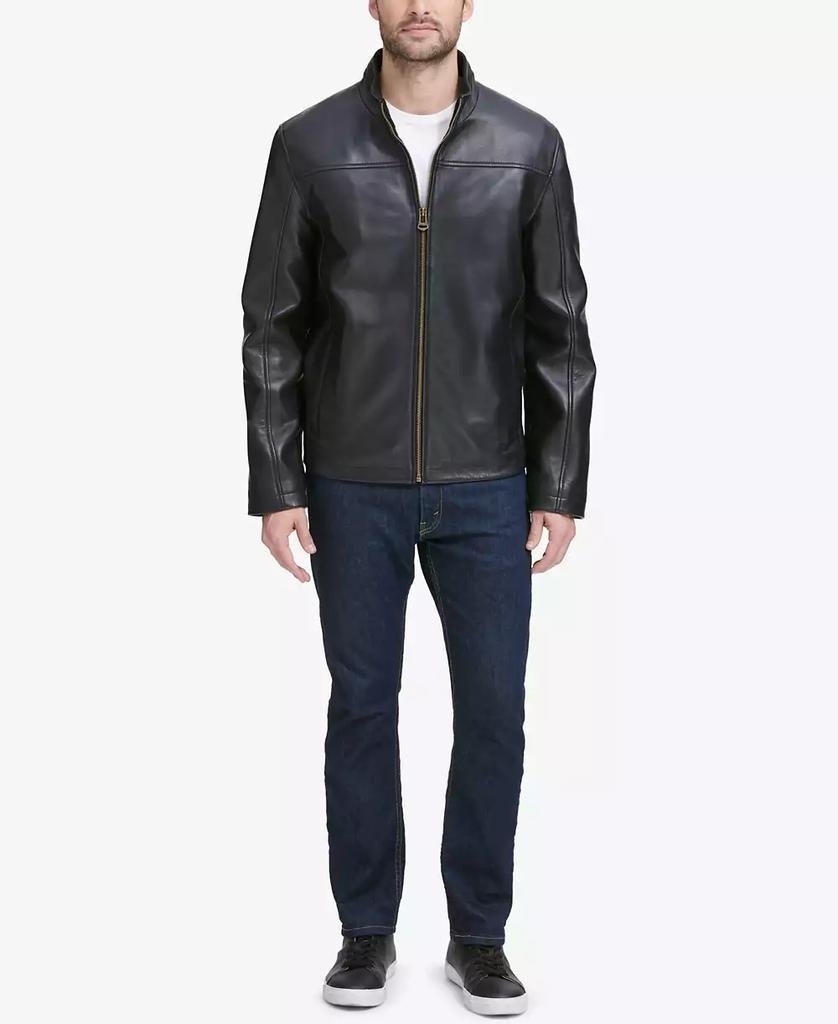 Men's Smooth Leather Jacket, Created for Macy's - XIOR LUXE