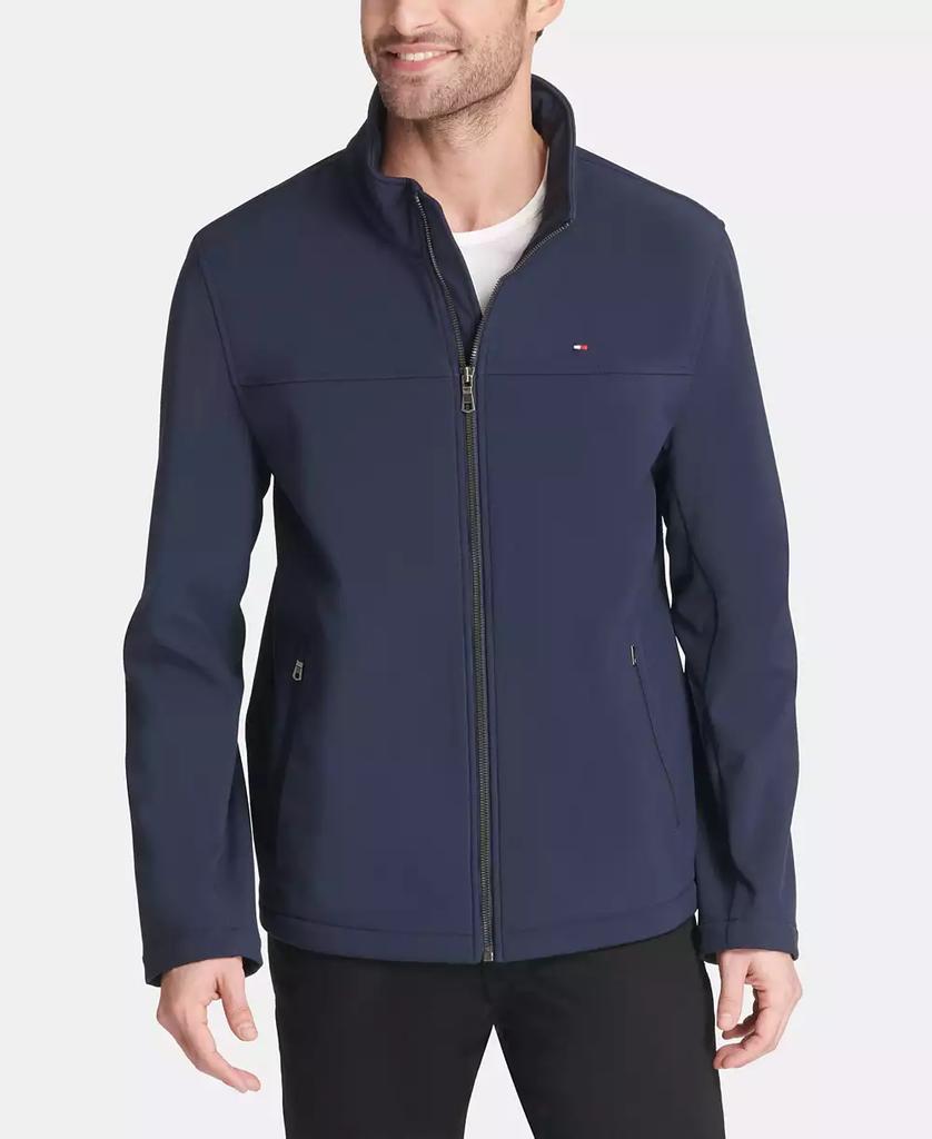 Men's Soft-Shell Classic Zip-Front Jacket - Luna BR wear co.