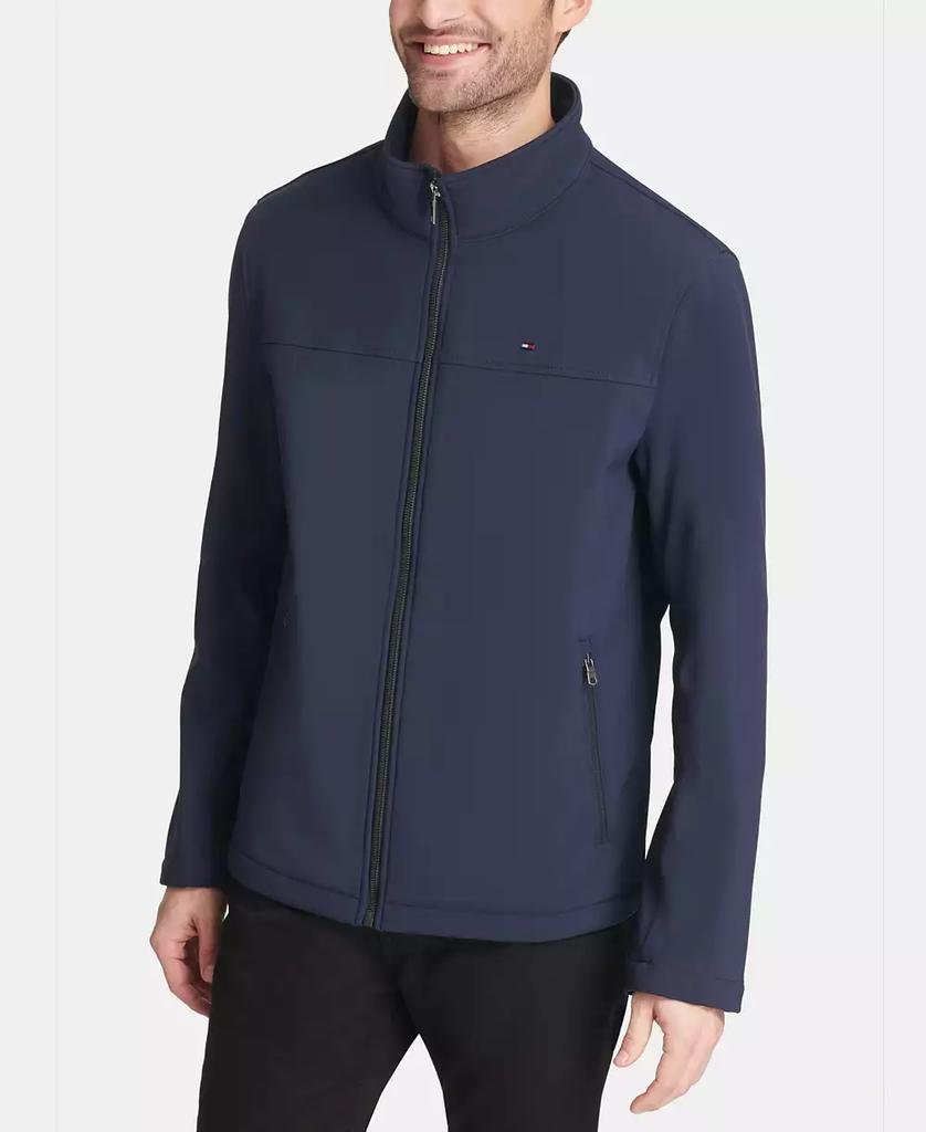 Men's Soft-Shell Classic Zip-Front Jacket - Luna BR wear co.