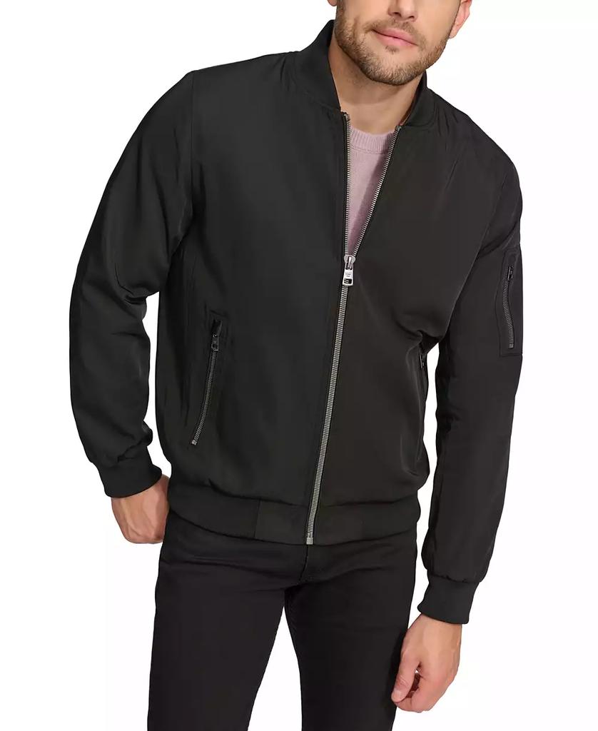 Men's Solid-Color Zipper Flight Jacket - Luna BR wear co.