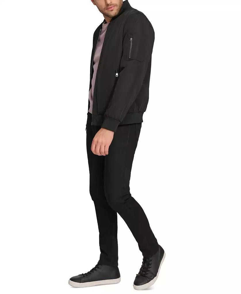 Men's Solid-Color Zipper Flight Jacket - Luna BR wear co.