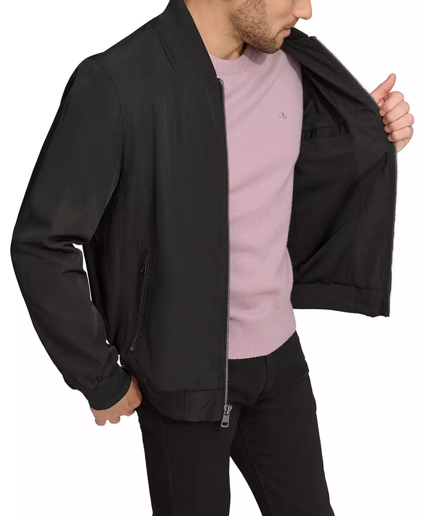 Men's Solid-Color Zipper Flight Jacket - Luna BR wear co.