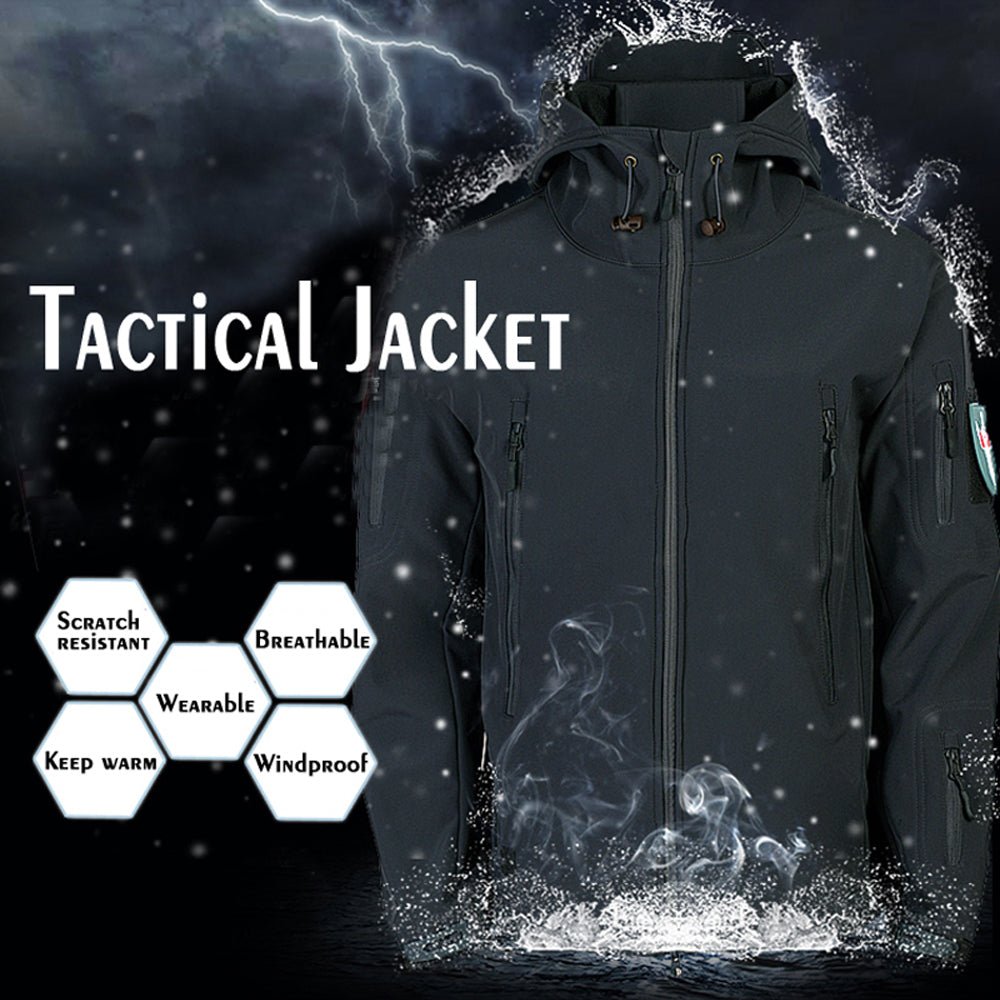 Men's Tactical Waterproof Shark Skin Outdoor Jacket - Luna BR wear co.