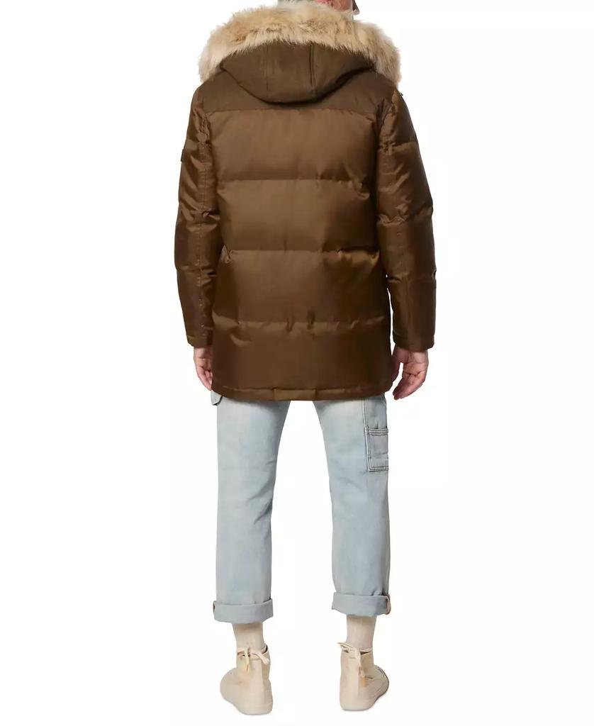 Men's Tripp Oxford Poly & Faux Wool Combo Down Parka - Luna BR wear co.