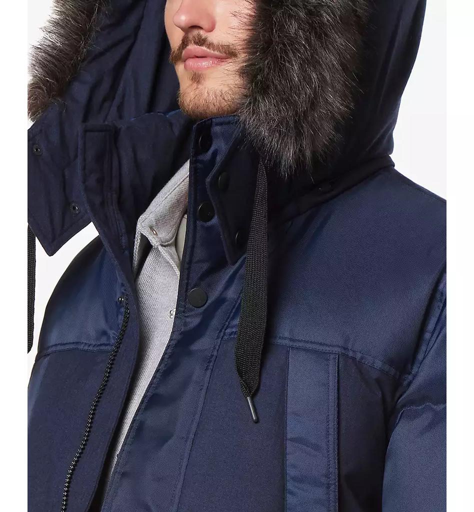 Men's Tripp Oxford Poly & Faux Wool Combo Down Parka - Luna BR wear co.
