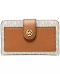Michael Kors Charm Logo Medium Tab Pocket Bifold Wallet - XIOR LUXE