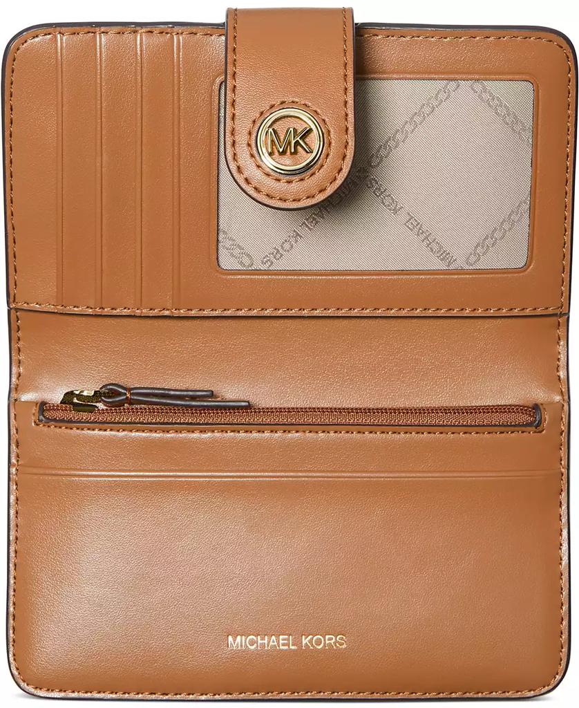 Michael Kors Charm Logo Medium Tab Pocket Bifold Wallet - XIOR LUXE