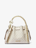 Mina Small Signature Logo Chain Crossbody Bag - Luna BR wear co.