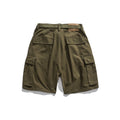 Multi-Pocket Khaki Army Green Work Shorts - Luna BR wear co.