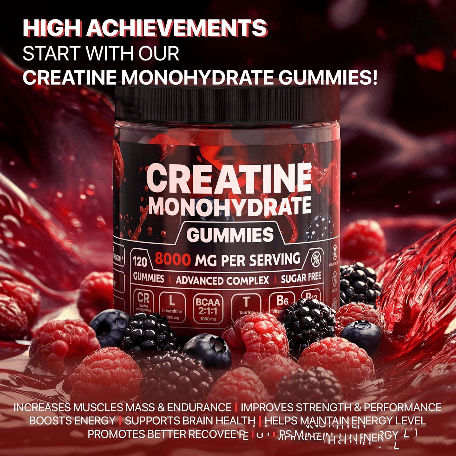 Muscle Boost Gummies - Luna BR wear co.