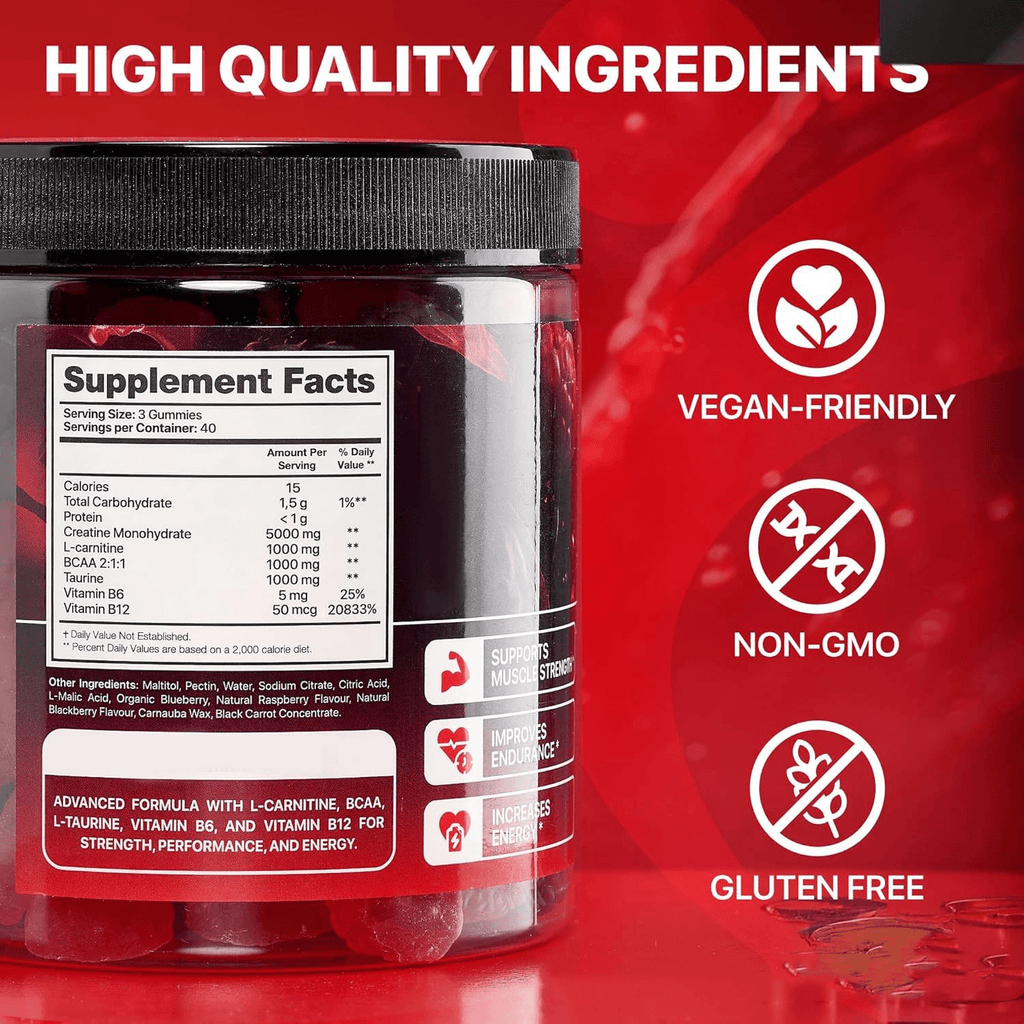 Muscle Boost Gummies - Luna BR wear co.