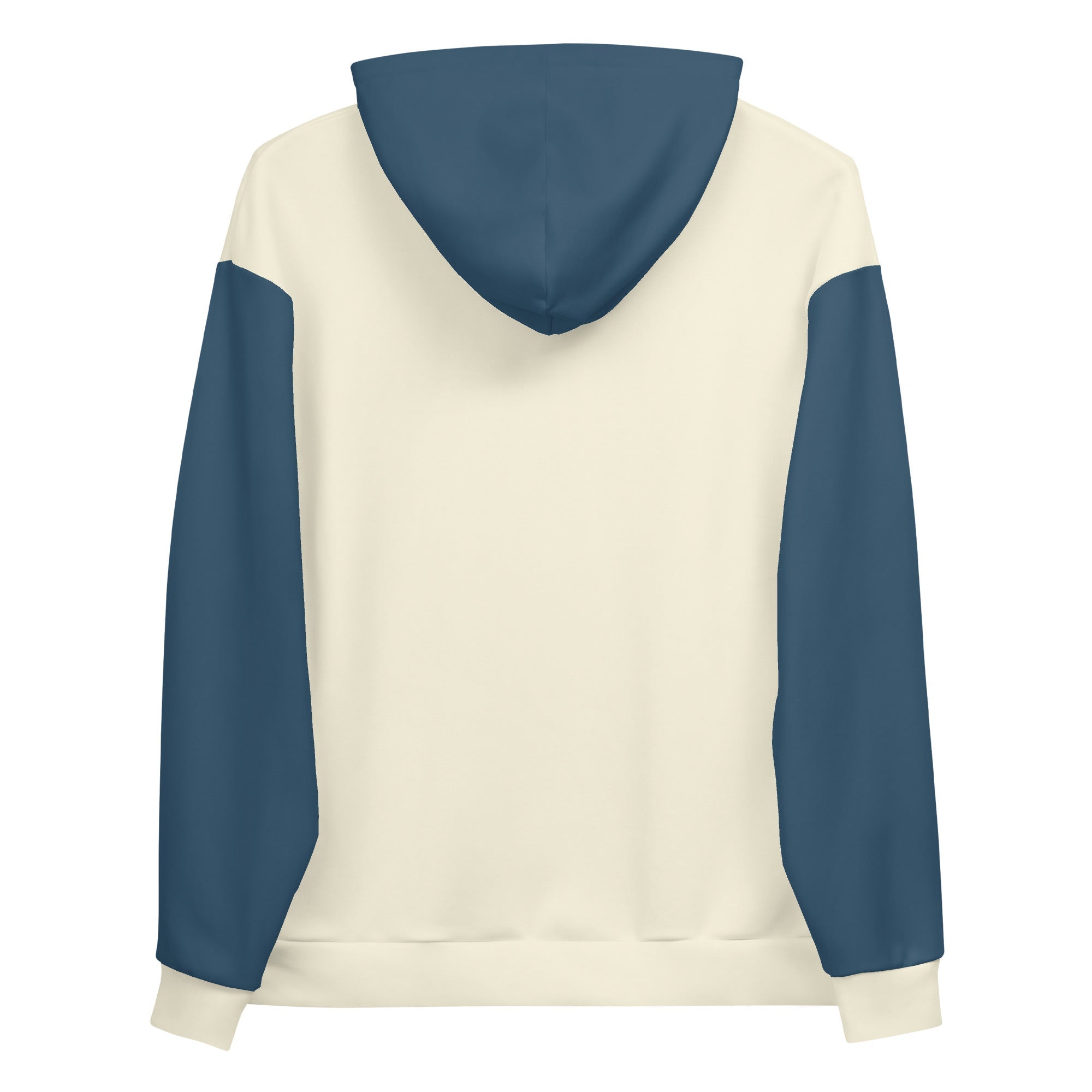 Navy & Off White Two-Toned Tropical Seas Hoodie - Luna BR wear co.