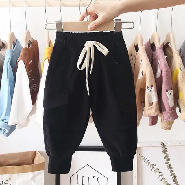 New Cotton Cargo Pants for Boys - Casual Sport Trousers - Luna BR wear co.
