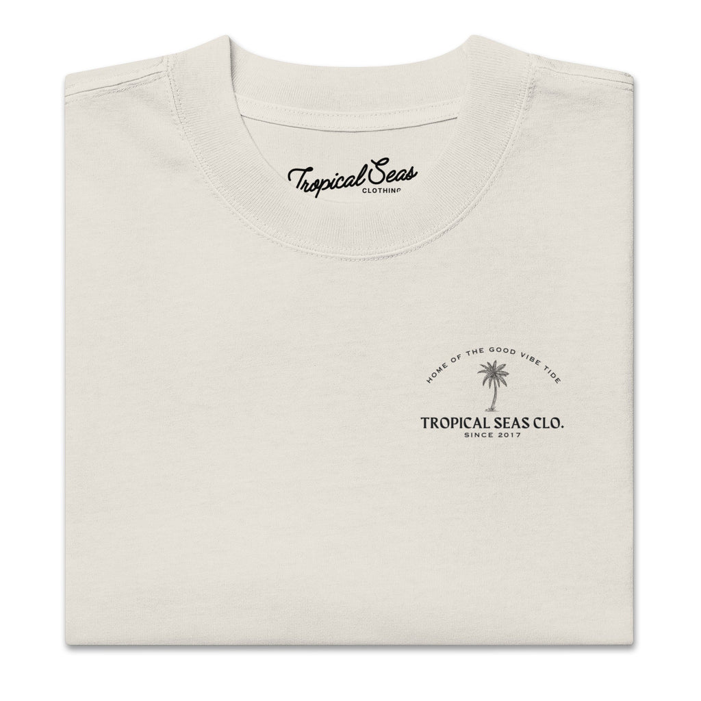 Oversized Perfect Palm faded t-shirt - Luna BR wear co.