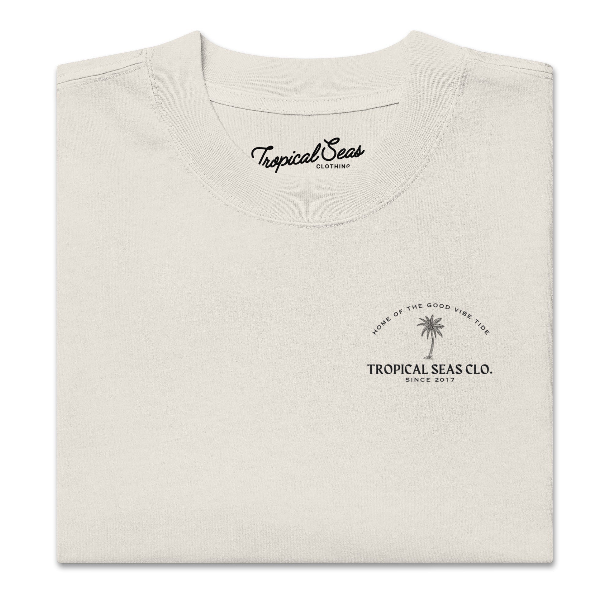 Oversized Perfect Palm faded t-shirt - Luna BR wear co.