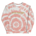 Peach Tie-Dye Vibe Tropical Sweatshirt - Luna BR wear co.