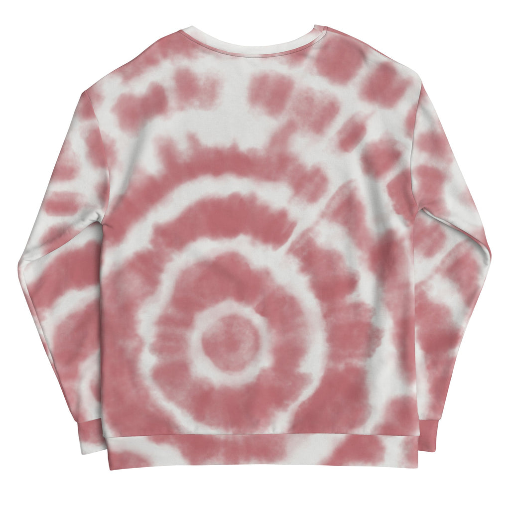 Red Tie-Dye Vibe Tropical Sweatshirt - Luna BR wear co.