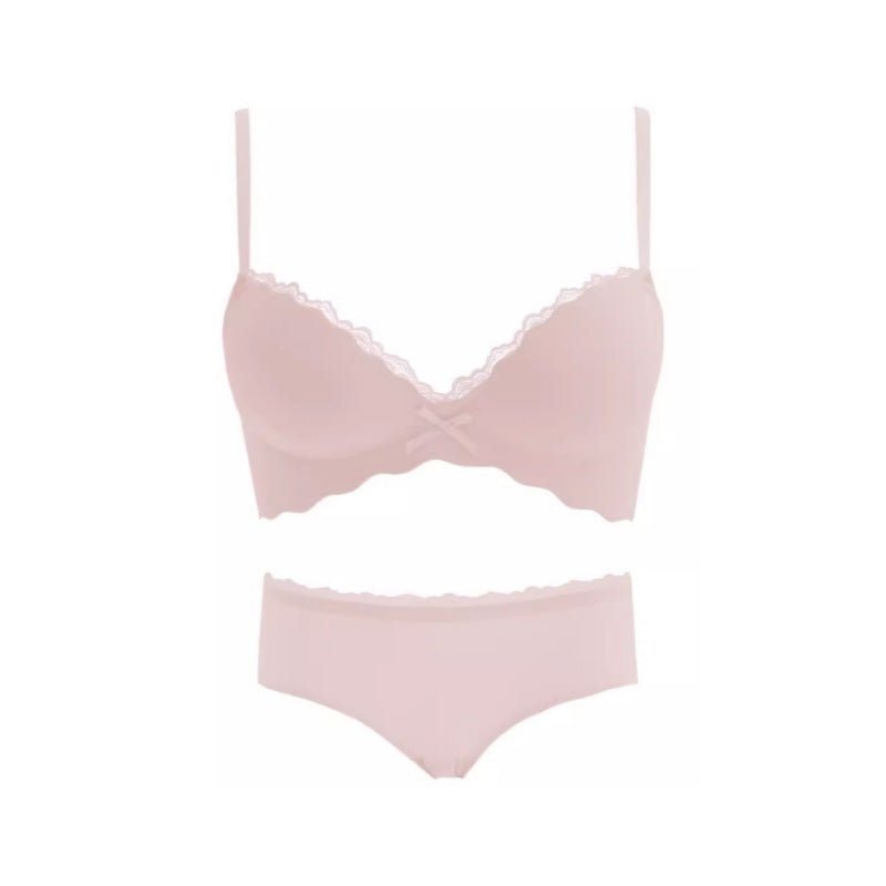 Seamless Push-Up Wireless Bra Set for Small Bust - Luna BR wear co.