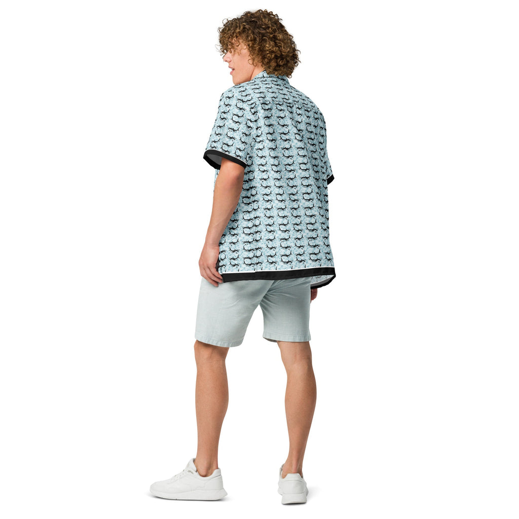 Shark Frenzy button shirt - Luna BR wear co.