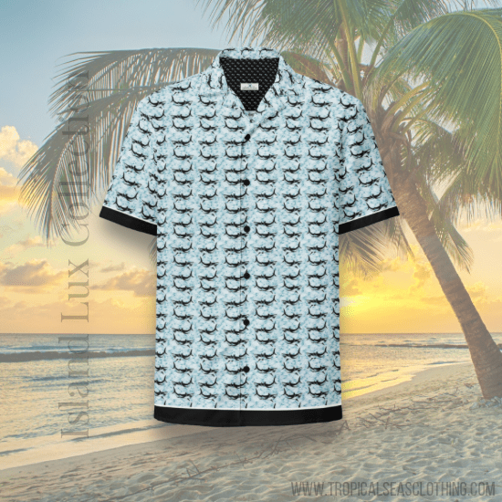 Shark Frenzy button shirt - Luna BR wear co.