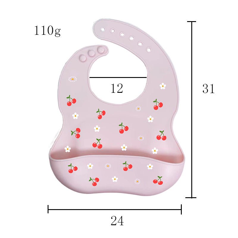 Silicone Bib for Babies - Waterproof and Easy Clean - Luna BR wear co.