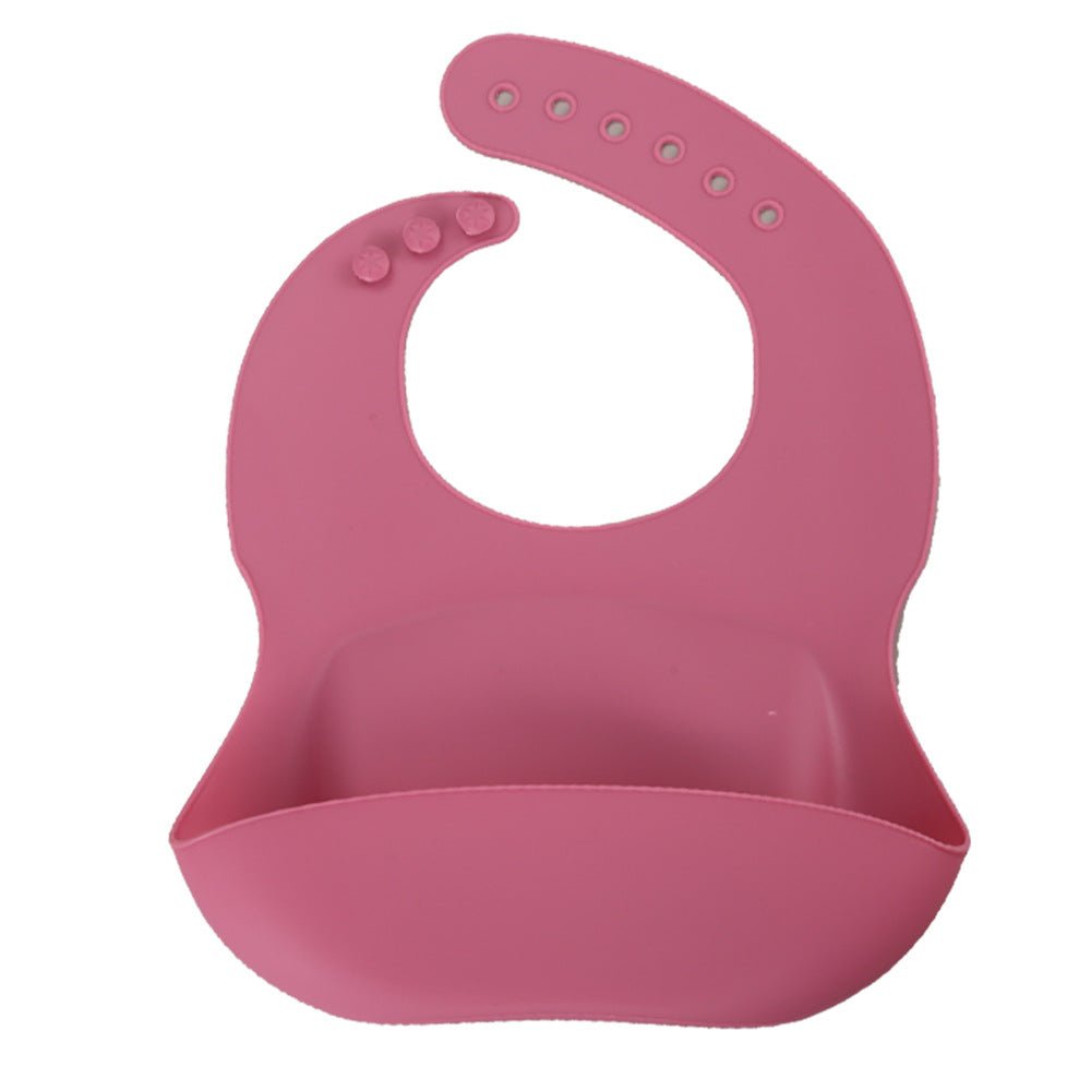 Silicone Bib for Babies - Waterproof and Easy Clean - Luna BR wear co.
