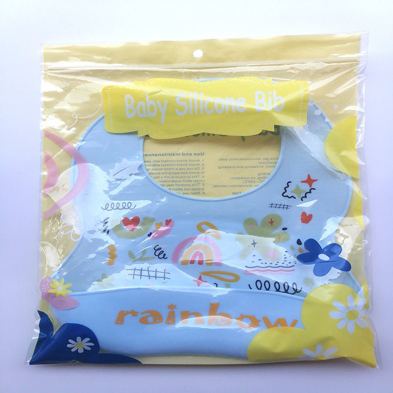 Silicone Bib for Babies - Waterproof and Easy Clean - Luna BR wear co.