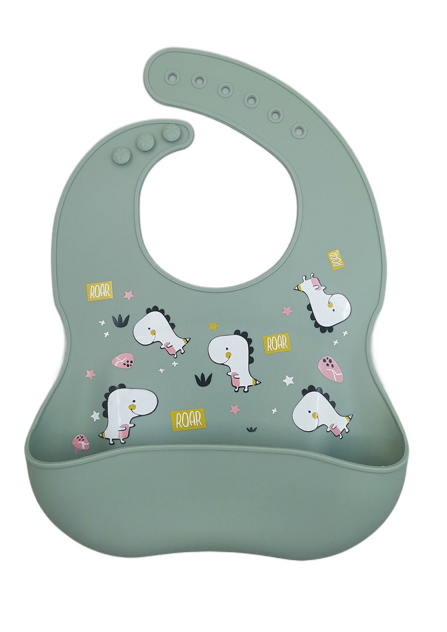 Silicone Bib for Babies - Waterproof and Easy Clean - Luna BR wear co.