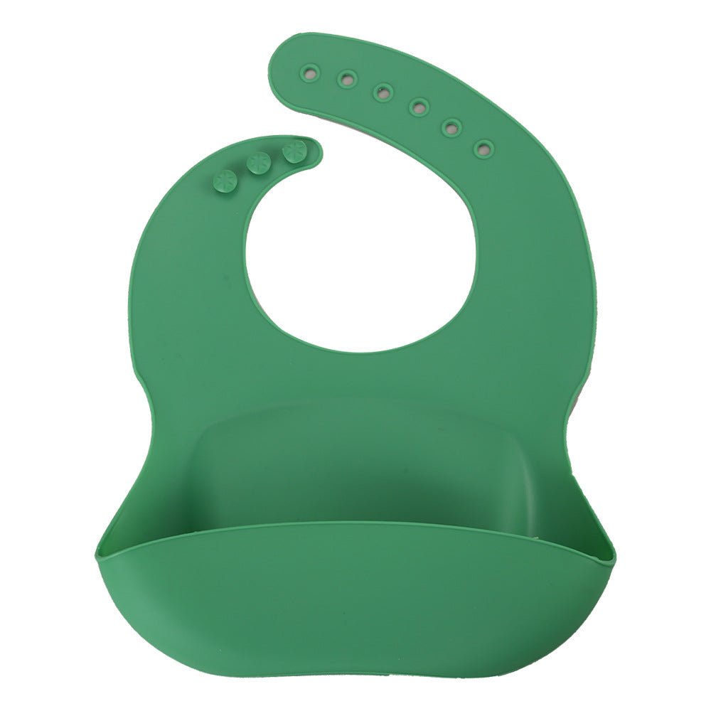 Silicone Bib for Babies - Waterproof and Easy Clean - Luna BR wear co.
