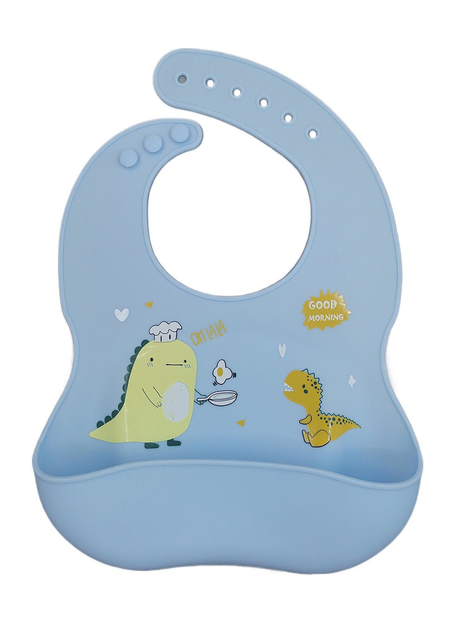 Silicone Bib for Babies - Waterproof and Easy Clean - Luna BR wear co.