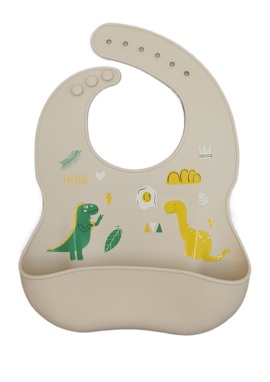 Silicone Bib for Babies - Waterproof and Easy Clean - Luna BR wear co.