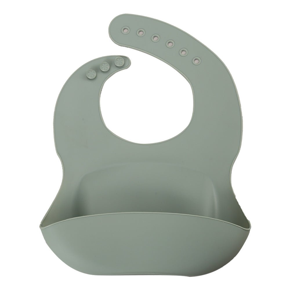 Silicone Bib for Babies - Waterproof and Easy Clean - Luna BR wear co.