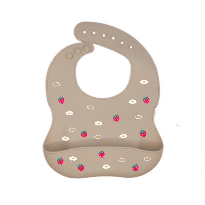 Silicone Bib for Babies - Waterproof and Easy Clean - Luna BR wear co.