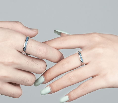 Small Design Feeling Rings - A Stylish Pair - Luna BR wear co.