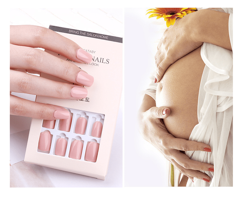Solid Color Press-On Nails - False Nail Tips - Luna BR wear co.