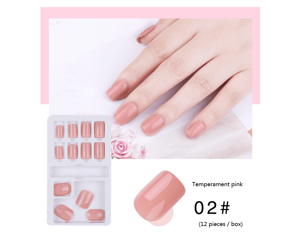 Solid Color Press-On Nails - False Nail Tips - Luna BR wear co.