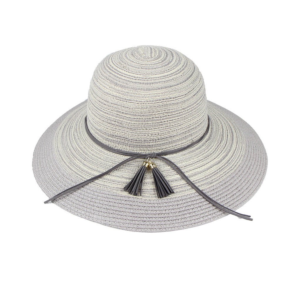 Summer Women's Foldable Wide-Brim Sun Hat for Outdoors - Luna BR wear co.