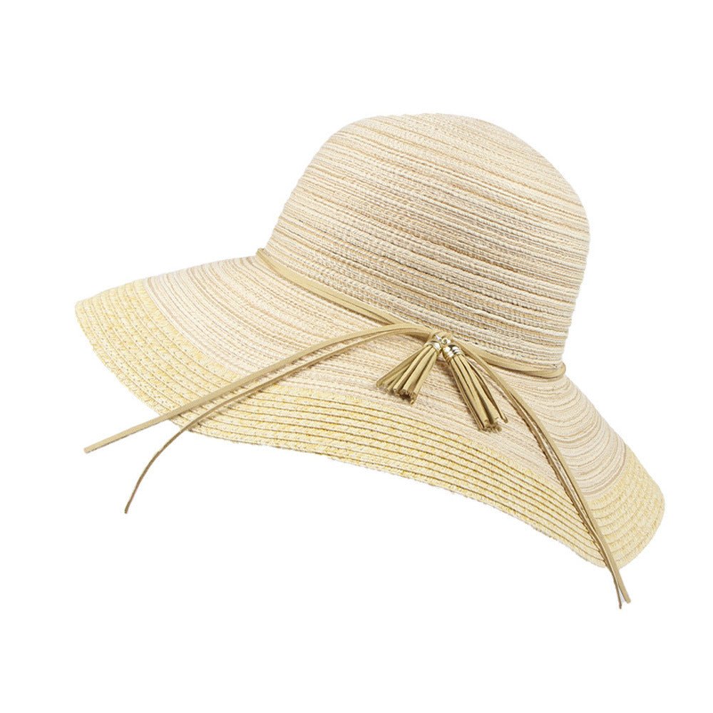 Summer Women's Foldable Wide-Brim Sun Hat for Outdoors - Luna BR wear co.
