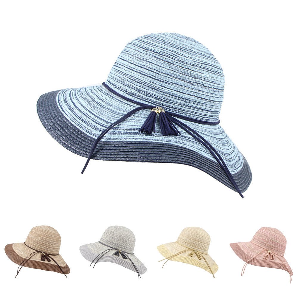 Summer Women's Foldable Wide-Brim Sun Hat for Outdoors - Luna BR wear co.