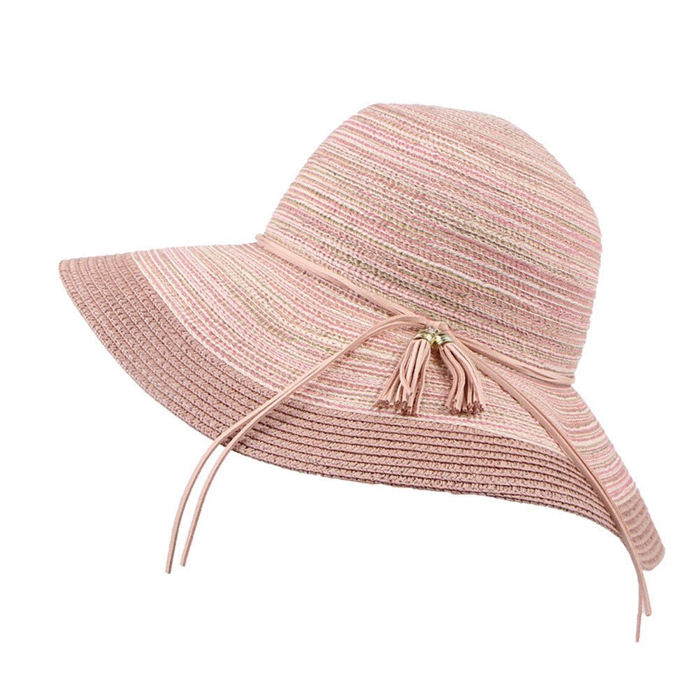 Summer Women's Foldable Wide-Brim Sun Hat for Outdoors - Luna BR wear co.